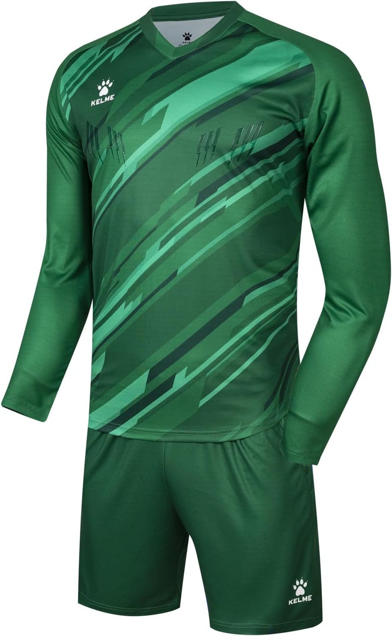 KELME Men Goalkeeper Jersey Kid Padded Goalkeeper Soccer Jersey Adults Men's Goalie Jersey - Image 2